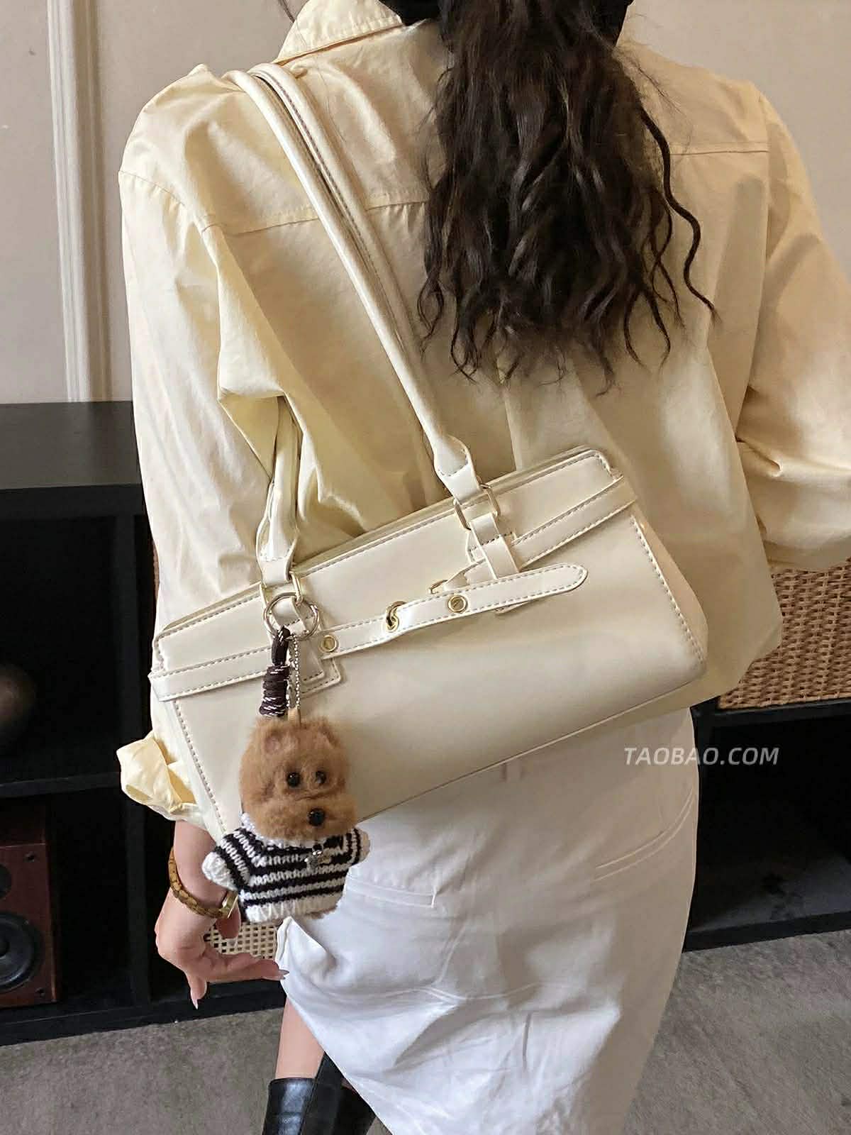 “YUMII“ J ギャザー・リボンボストン